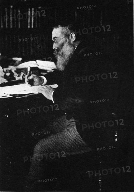 Portrait of Sir Walter Besant, founder of the Society of Authors, c1900.  Creator: Russell & Sons.