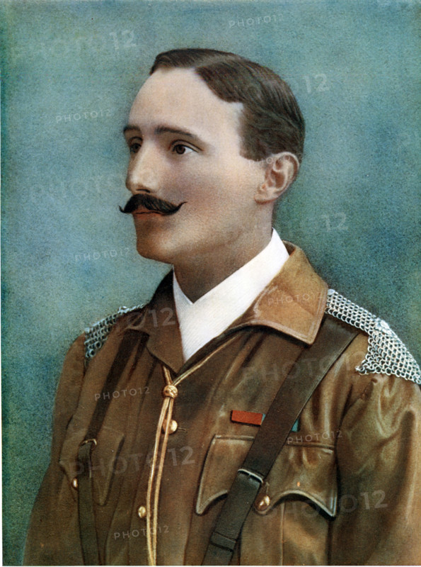 The late Captain the Hon RH De Montmorency, VC, 1900. Creator: Gabriel Lekegian.