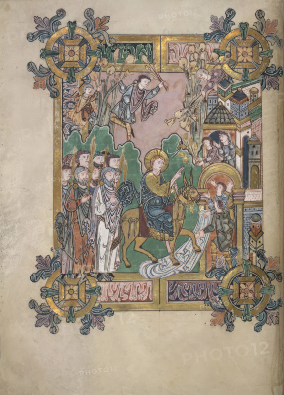 The Entry into Jerusalem, 971-984.  Creator: Unknown.