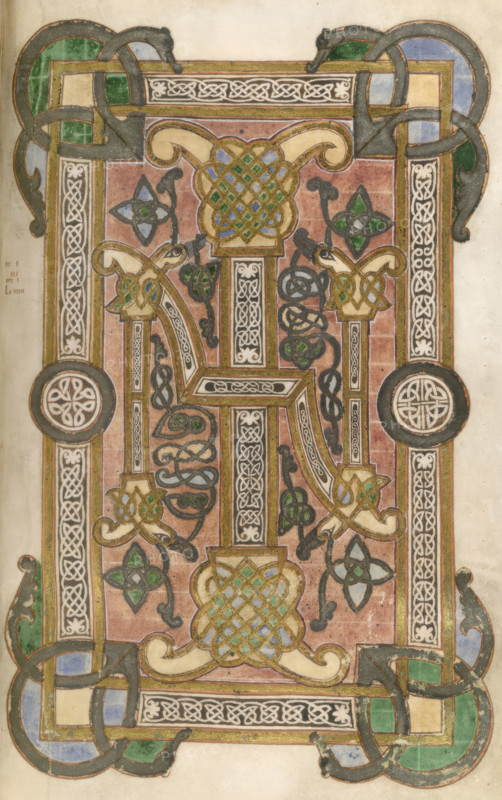 Beginning of the Gospel of St John, with initials I and N..., 2nd half of 9th century. Creator: Unknown.