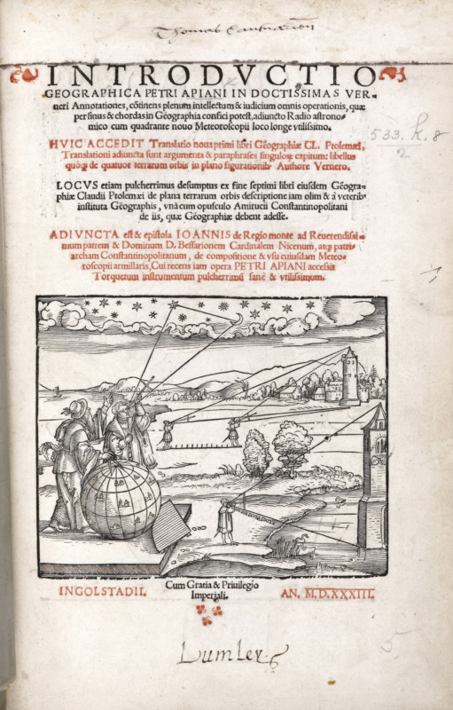 Surveying, 1533. Creator: Unknown.