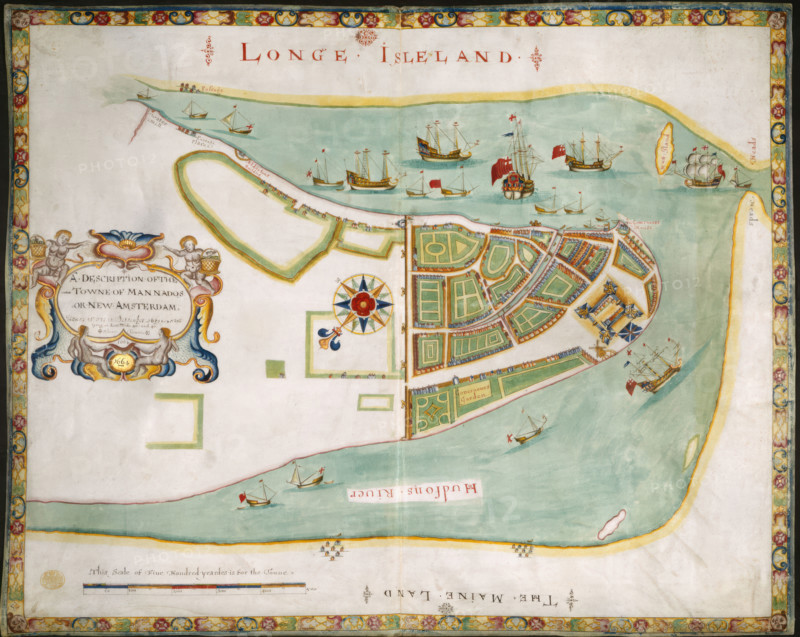 A Description of the Towne of Mannados or New Amsterdam, September 1661, (1664). Creator: Unknown.