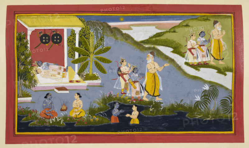 Crossing the Ganges, 1712.  Creator: Unknown.