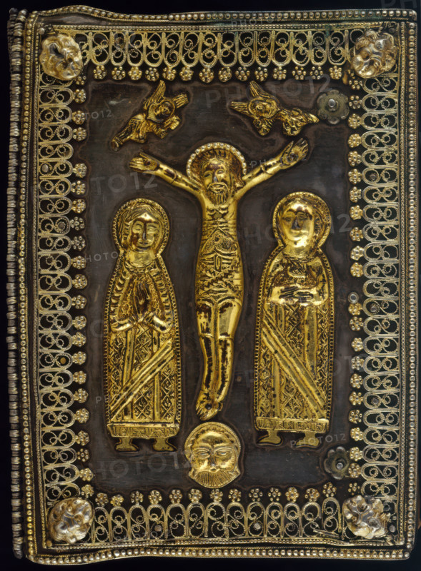 Silver gilt binding from a manuscript of the Four Gospels, 1669. Creator: Unknown.