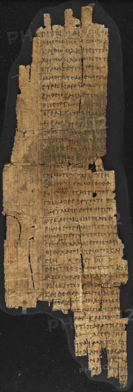 Preface and Sayings of Jesus, latter part of 3rd century. Creator: Unknown.