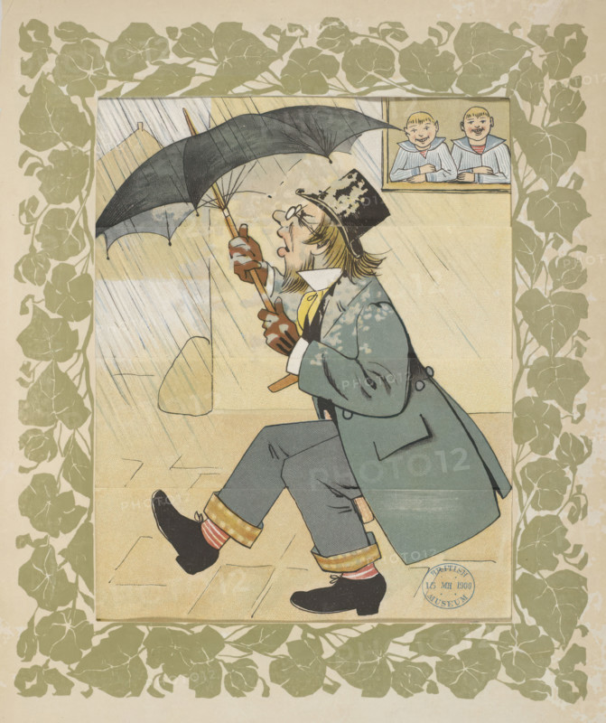 Practical joke, 1900.  Creator: Lothar Meggendorfer.