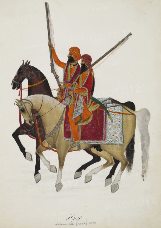Bodyguard of Ranjit Singh, 1838-39. Creator: Unknown.