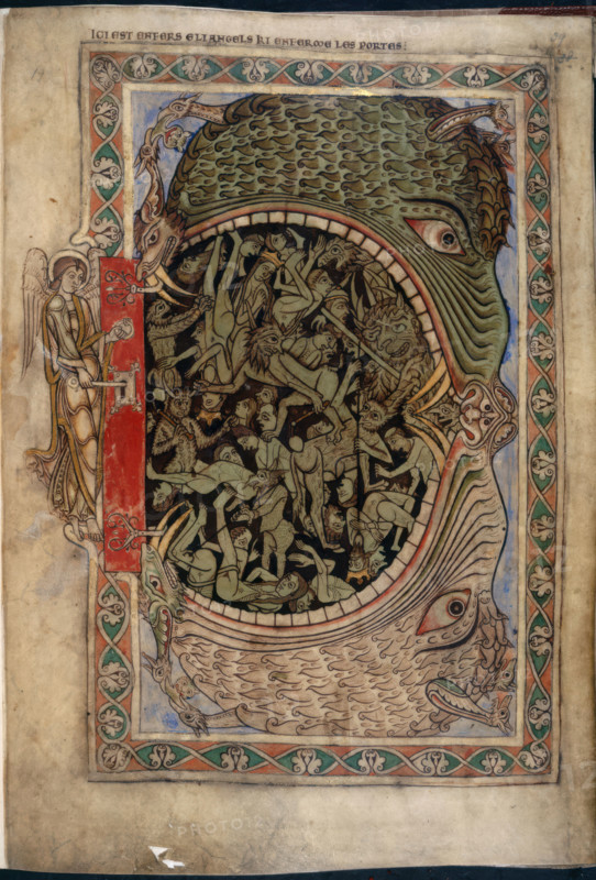 The Harrowing of Hell, 1121-1161.  Creator: Unknown.