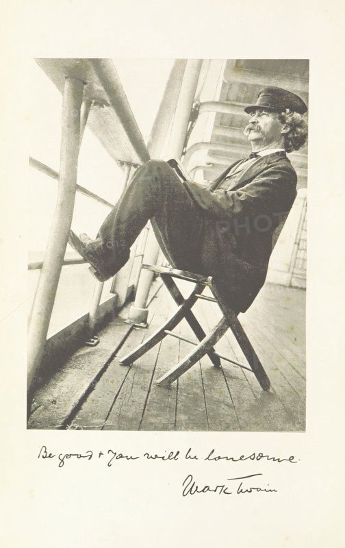 Mark Twain, 1897. Creator: Unknown.