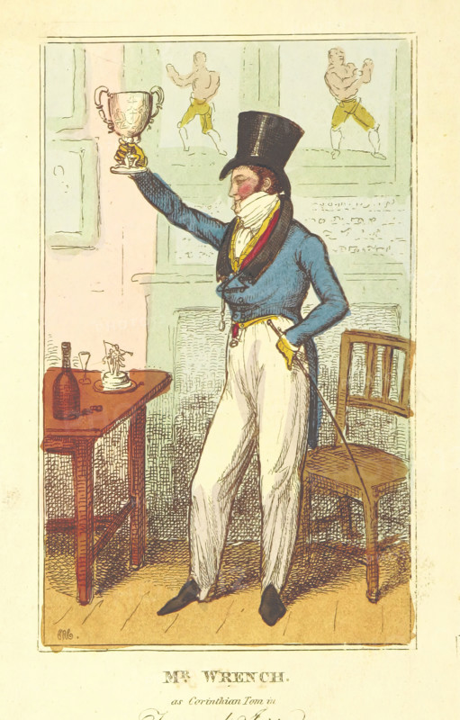 Mr. Wrench as Corinthian Tom, 1820. Creator: Unknown.