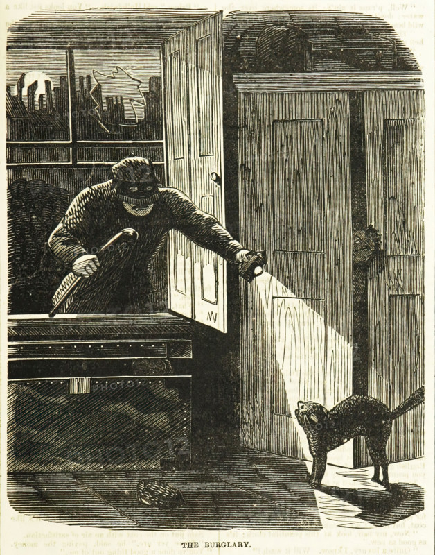 The Burglary, 1866.  Creator: Unknown.