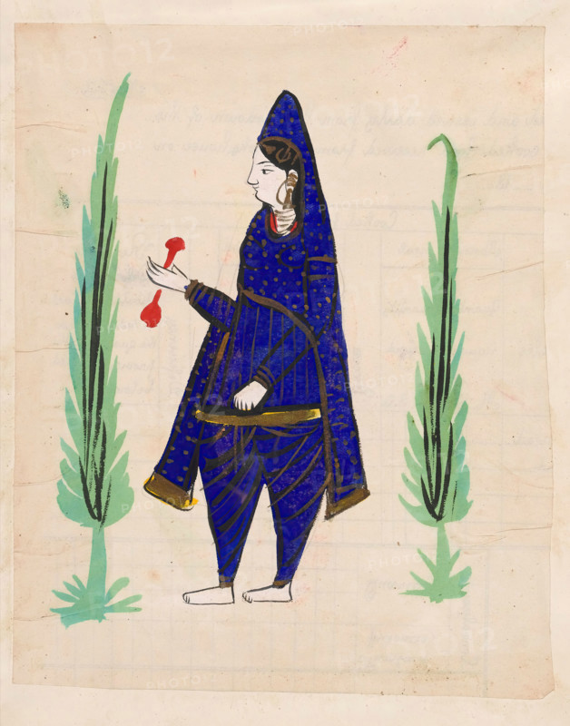 A Sikh Akalan. Creator: Unknown.