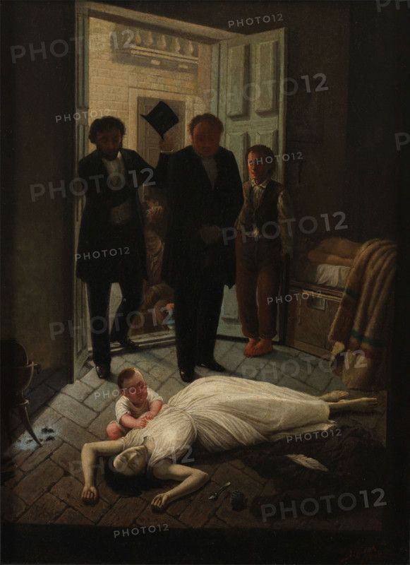 Yellow fever in Buenos Aires, 1871. Creator: Juan Manuel Blanes.