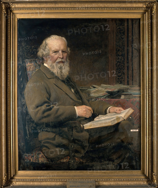 Richard Parnell, doctor of medicine and natural historian. Creators: Norman Macbeth, Richard Parnell.