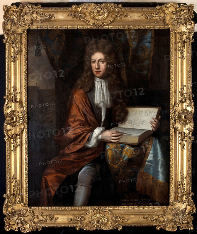 The Hon Robert Boyle, experimental philosopher. Creator: Unknown.