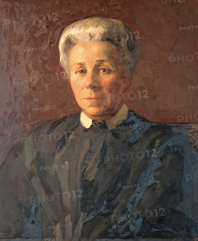 A woman, previously designated as Elizabeth Garrett Anderson or Isabel Thorne. Creator: Unknown.