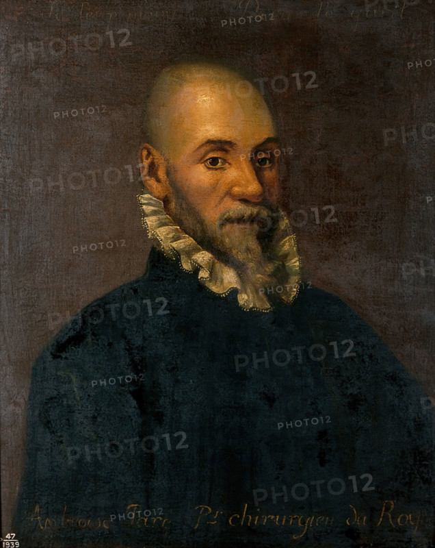 Ambroise Paré (1510-1590), surgeon, 17th (?) century. Creator: Unknown.