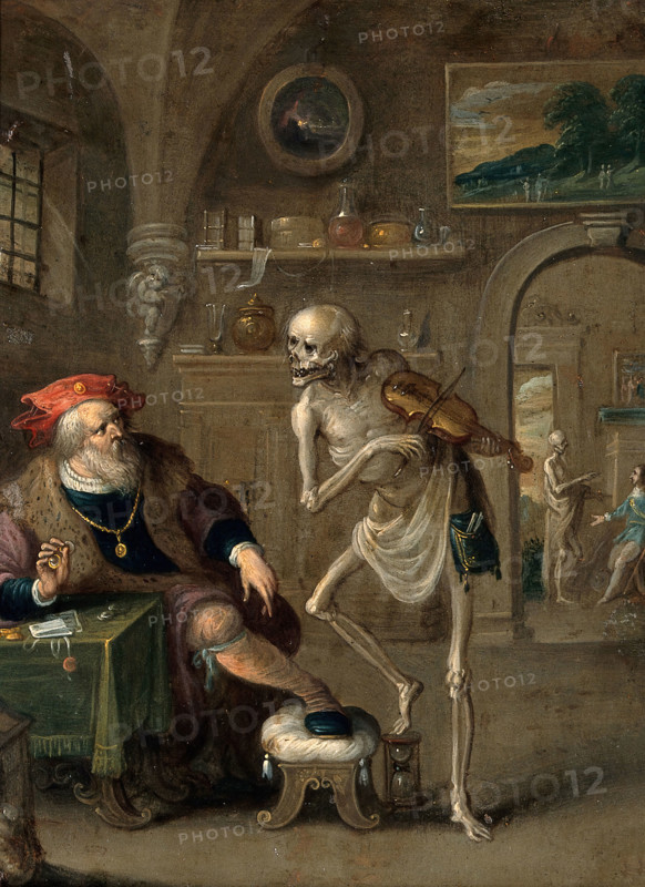 Death and the miser. Creator: Frans Francken II.