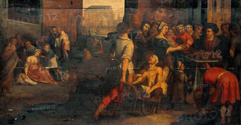 Works of mercy. Creator:  Francken, Frans, 1581-1642 (Associated with).