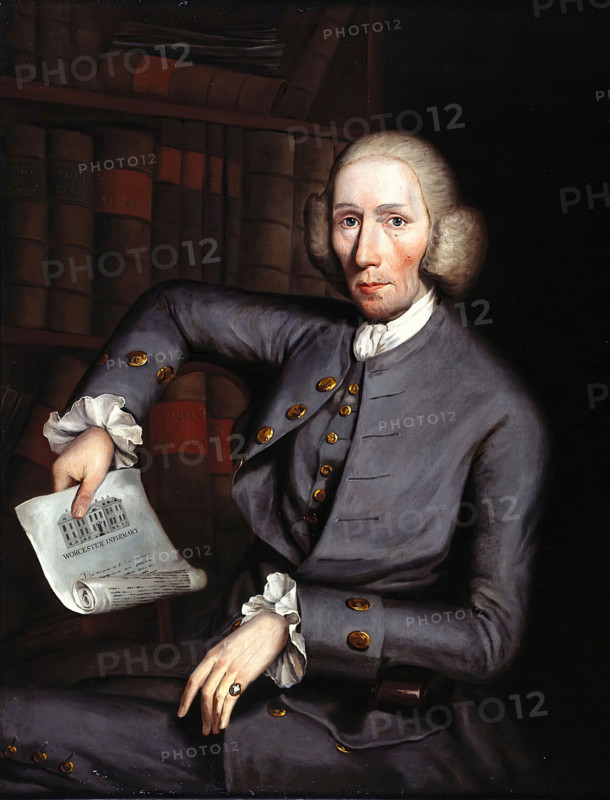 William Russell (1718-1801), surgeon to the Worcester Infirmary, c1770s. Creator: Stephen Hewson.