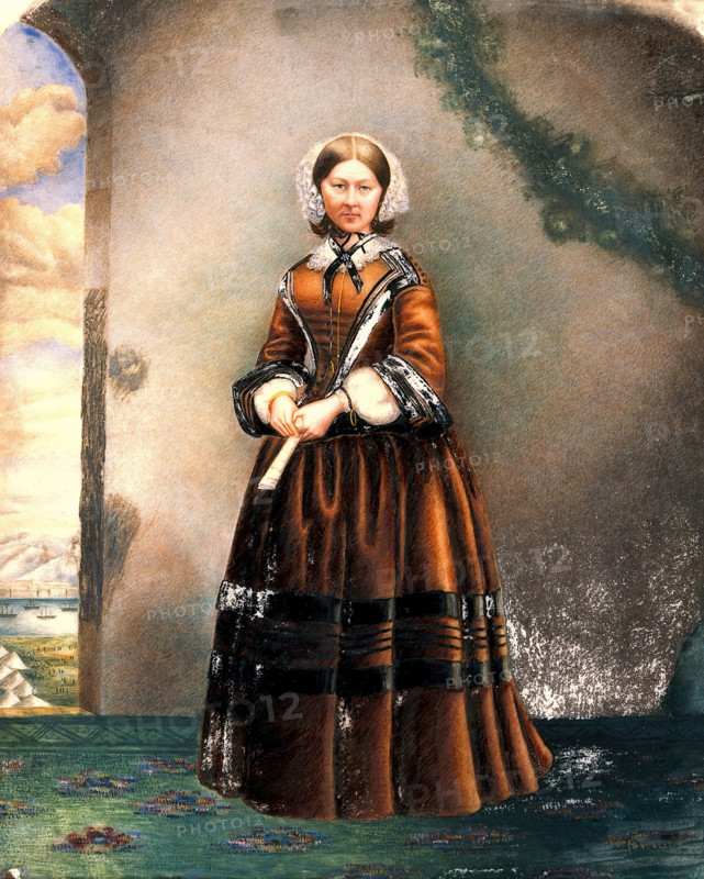 Florence Nightingale, c1850s. Creator: Unknown.