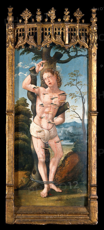 Saint Sebastian, c1500s. Creator: Santa Cruz.