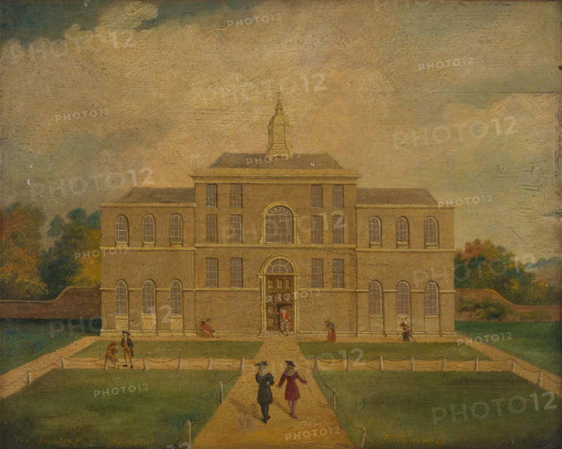 Saint Pancras smallpox hospital, London, c1840s. Creator: Unknown.