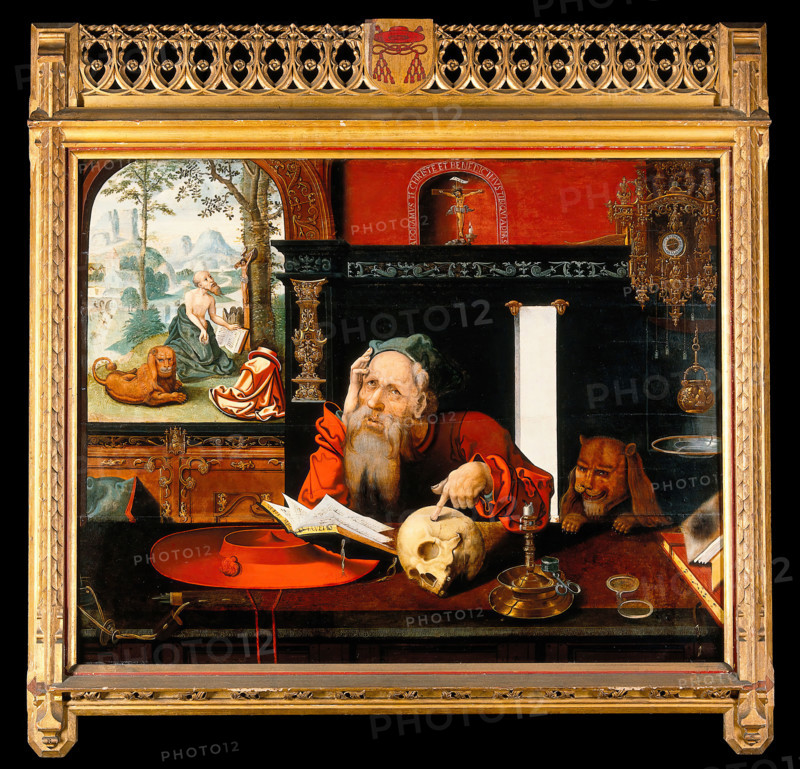 Saint Jerome in his study, c16th century. Creator: Unknown.