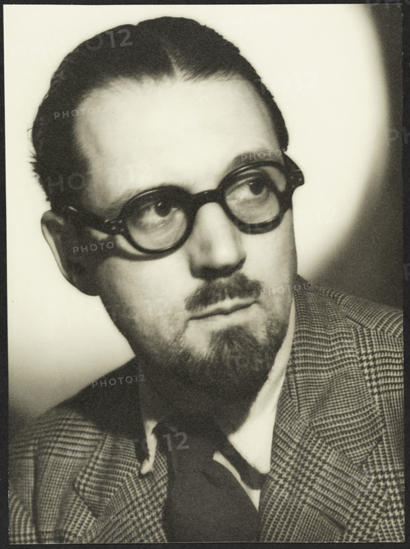 Portrait of Walter Bird in civilian clothing, at RAF Iver Heath, Pinewood Studios, Iver, Buckinghams Creator: Crown Film Unit.