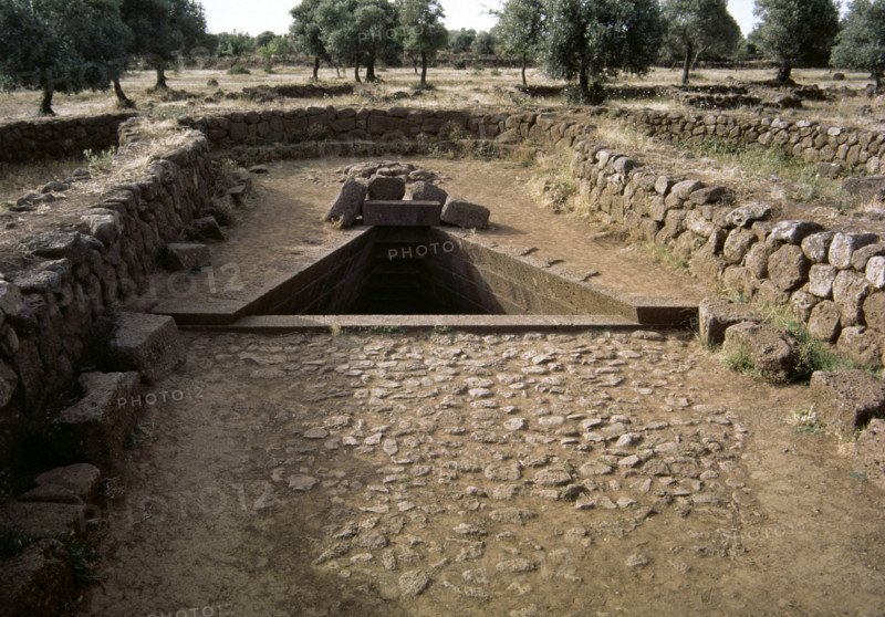 Santa Cristina sacred well in Paulilatino, Sardinia, Final Bronze Era, (2000). Creator: LTL.