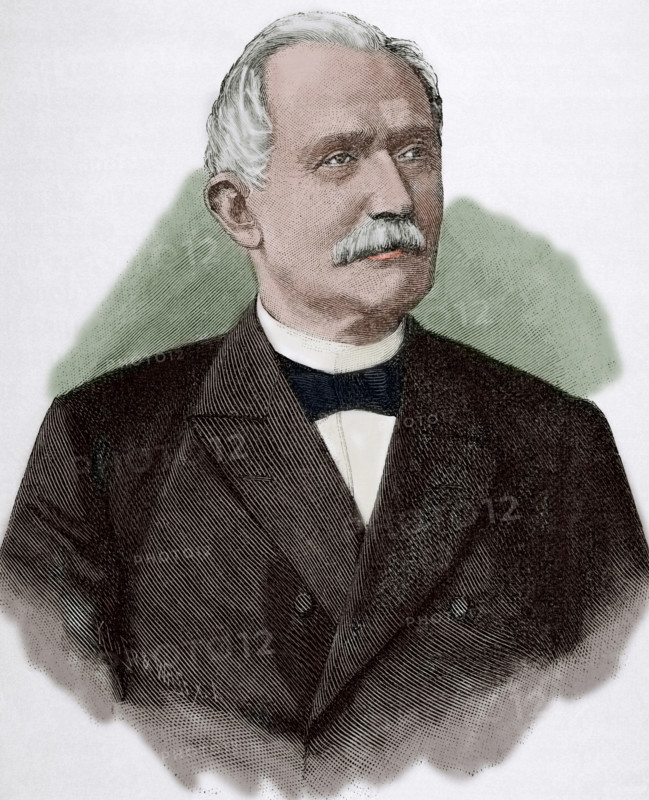 Albert von Maybach (1822-1904), German lawyer, politician and railway manager, 1885.  Creator: Unknown.