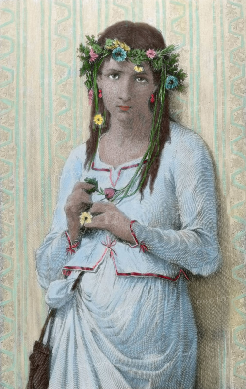 Ophelia, 19th century.  Creator: Unknown.