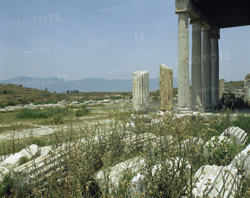 Portico of the northern agora, Miletus, Anatolia, Turkey, 300-133 BC (1999). Creator: Unknown.