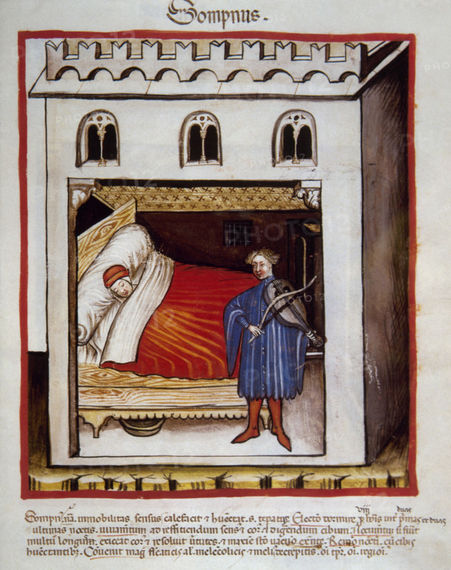 Sleep, 14th century.  Creator: Unknown.