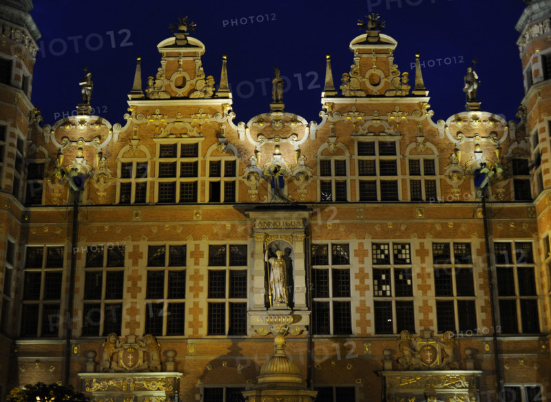 Night view, Great Arsenal, Gdansk, Poland, 17th centry (2015). Creator: Unknown.