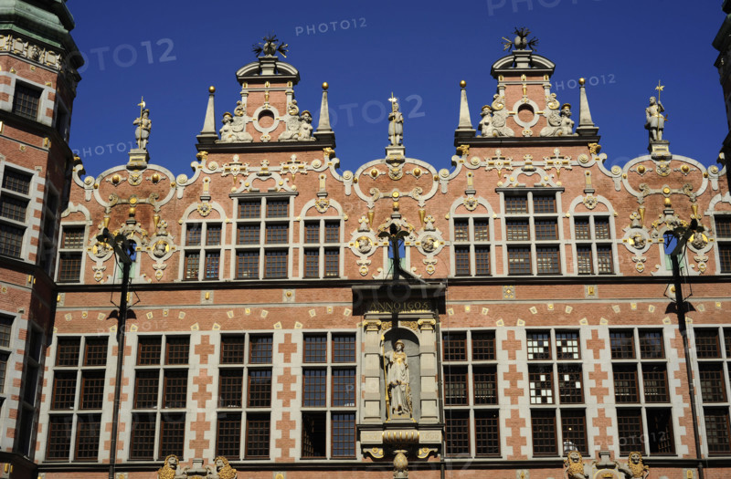 Façade detail, Great Arsenal, Gdansk, Poland, 17th centry (2015). Creator: Unknown.