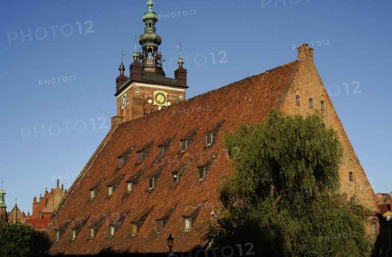 The Great Mill, built by the Teutonic Knights in 1350, Old Town, Gdansk, Poland, 2015. Creator: Unknown.