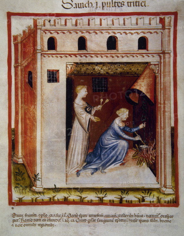 Wheat porridge, 14th century.  Creator: Unknown.