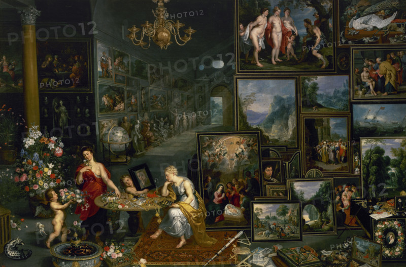 Sight and Smell, c1620.   Creators: Jan Brueghel the Elder, Hendrick van Balen I, Frans Francken II, Gerard Seghers.