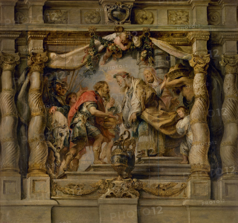 The Meeting of Abraham and Melchizedek, c1625. Creator: Peter Paul Rubens.