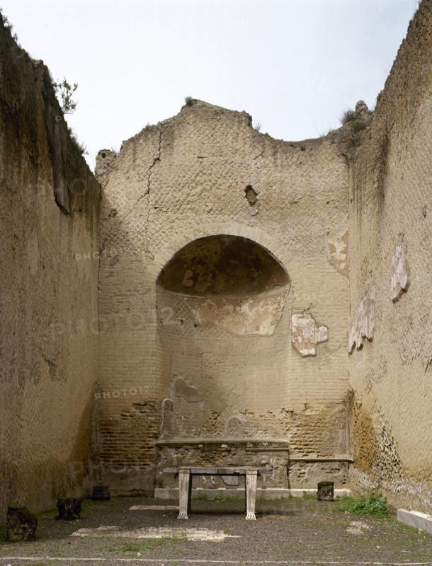 Palestra (outdoor gymnasium), Herculaneum, Campania, Italy, 2002. Creator: LTL.