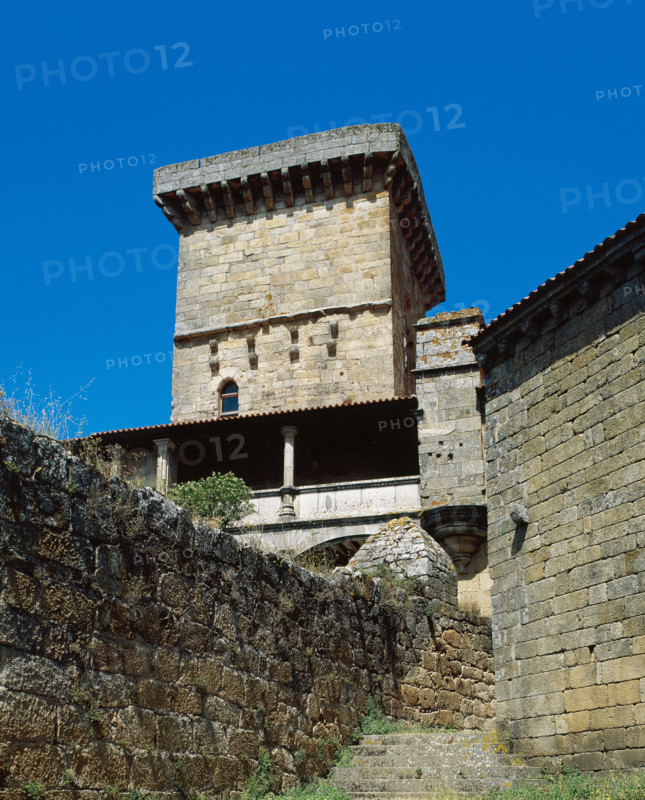 Tower of the Ladies, Castle of Monterrey, Ourense province, Galicia, Spain, (1998). Creator: LTL.