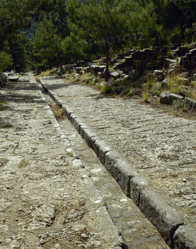 Canalization, Priene, Agora, Ionia, Anatolia, Turkey, 1999. Creator: Unknown.