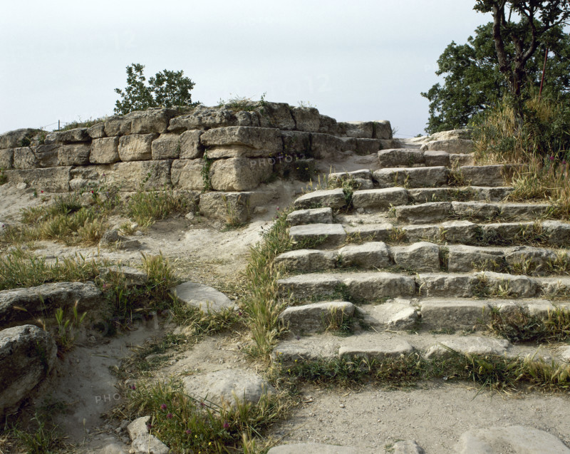 Northwest tower, Troy, Turkey, Bronze age, 2500-2300 BC (2000). Creator: Unknown.