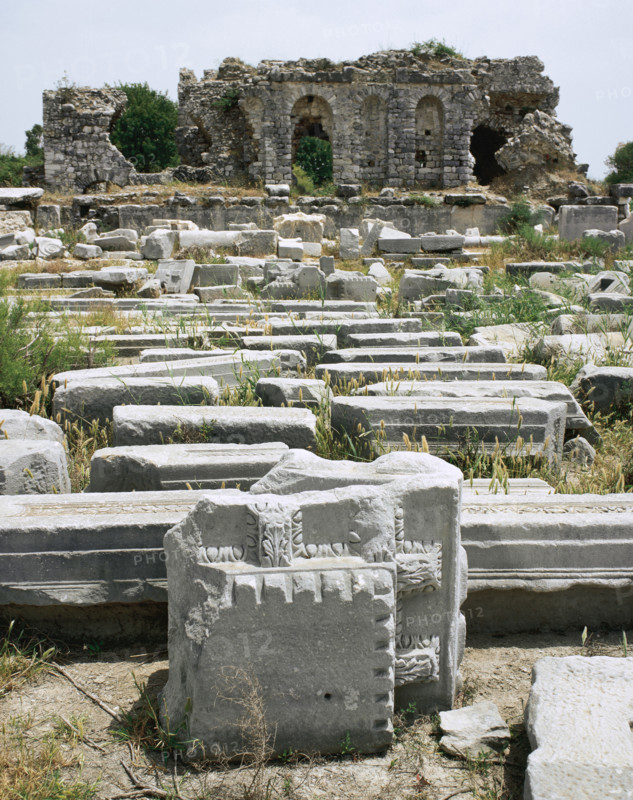 Temple of Athena, Troy IX stratum, Troy, Turkey, 2005. Creator: Unknown.