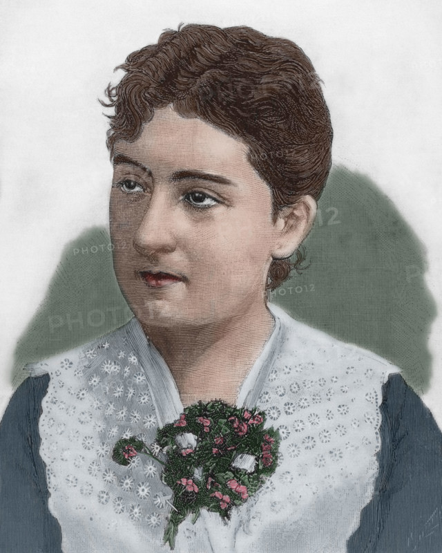 Maria Guerrero (1867-1928), Spanish actress, 1890. Creator: Unknown.
