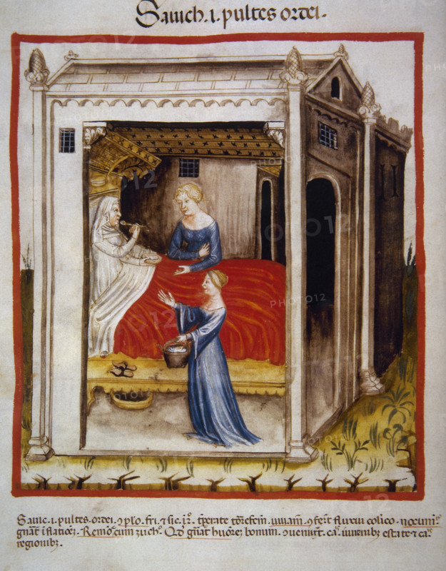 Barley porridge, 14th century.  Creator: Unknown.