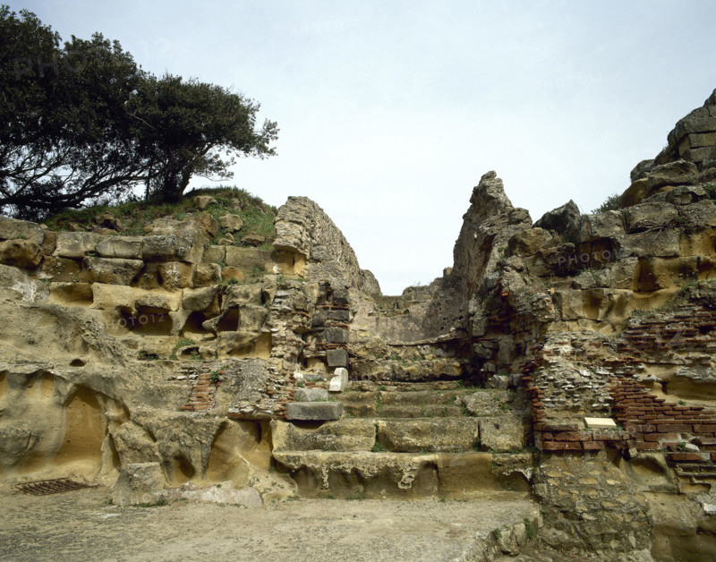 Ruins of the Oracle of the Cumaean Sibyl, Cumae, Italy, 2000. Creator: LTL.