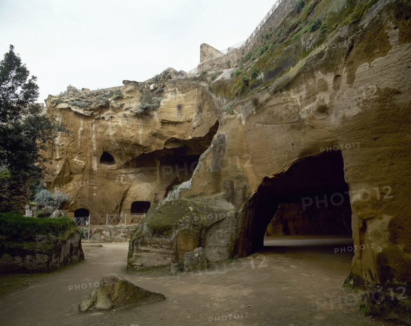 Ruins of the Oracle of the Cumaean Sibyl, Cumae, Italy, 2000. Creator: LTL.
