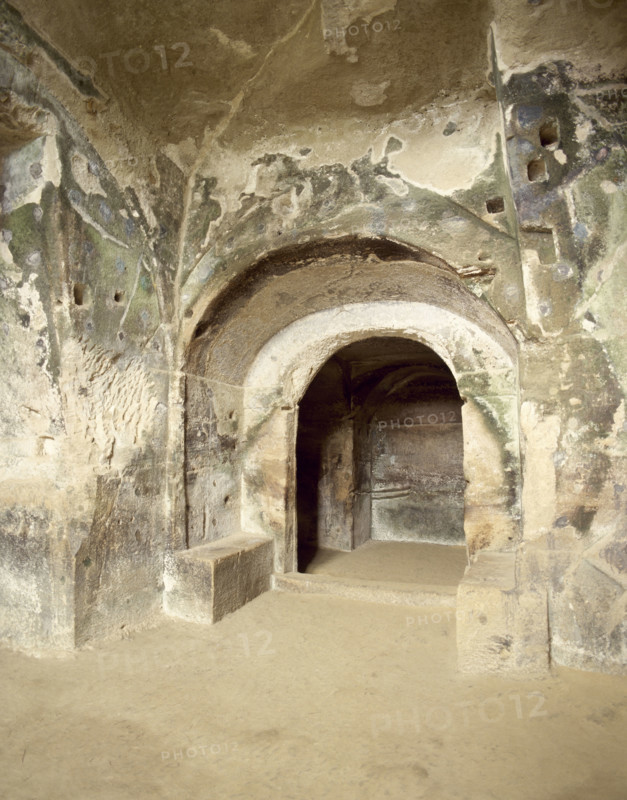 Ruins of the Oracle of the Cumaean Sibyl, Cumae, Italy, 2000. Creator: LTL.